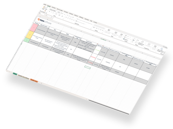 mock up plan dactions